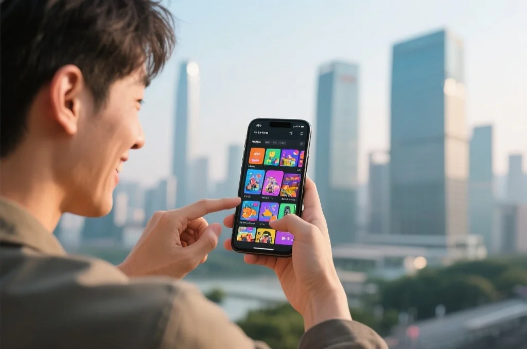 用户享受风暴娱乐App带来的沉浸式互动体验