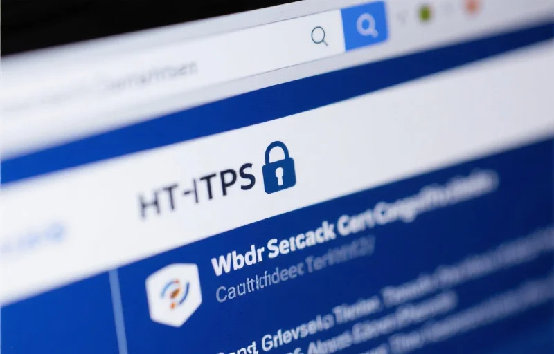 安全证书和锁标志示意图